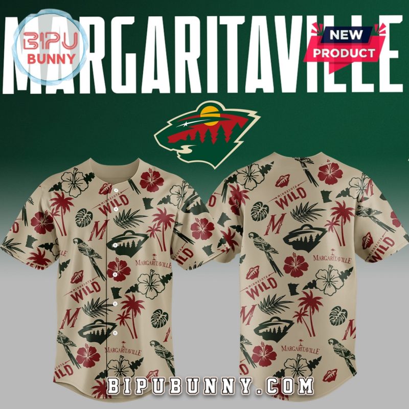 Minnesota Wild x Margaritaville 2025 Baseball Jersey