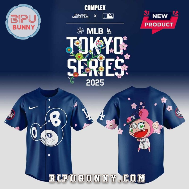 MLB Tokyo Series 2025 Ohtani Navy Baseball Jersey