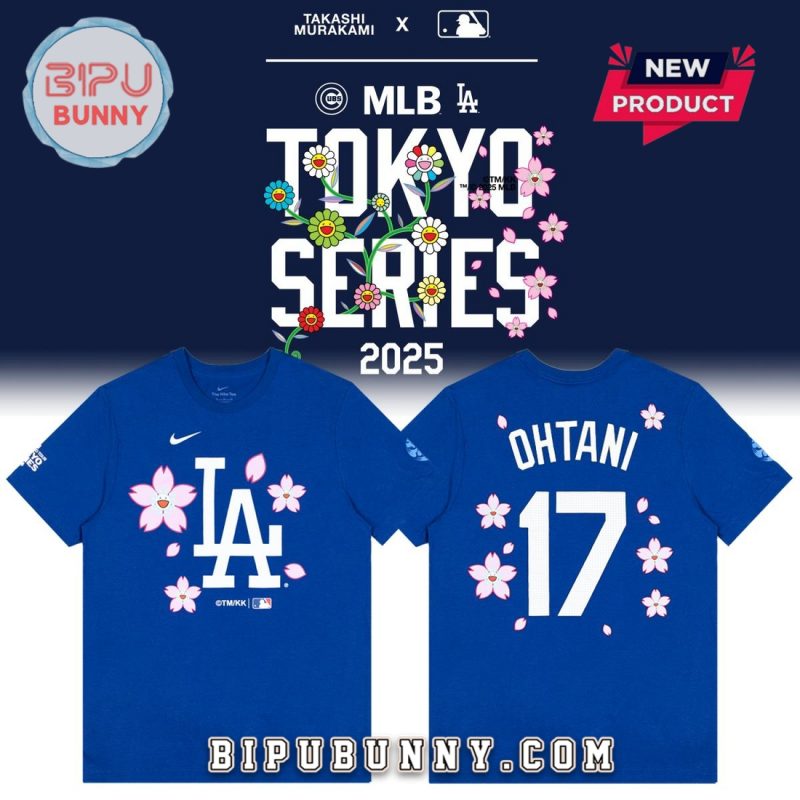 MLB Tokyo Series 2025 Ohtani Navy Shirt