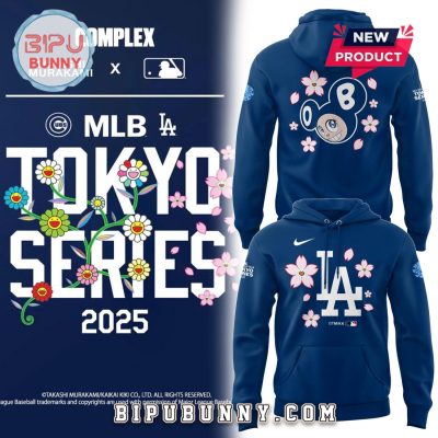 MLB Tokyo Series 2025 Takashi Murakami Navy Hoodie