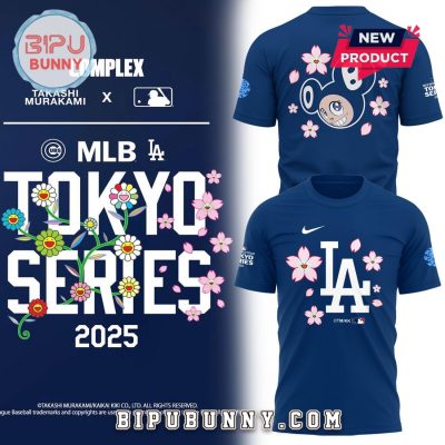 MLB Tokyo Series 2025 Takashi Murakami Navy Hoodie