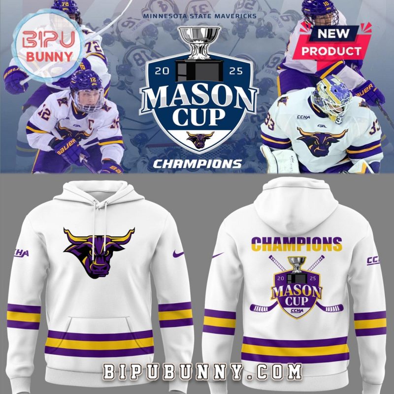 MSU Mavericks Hockeys 2025 Mason Cup Hoodie And Pants
