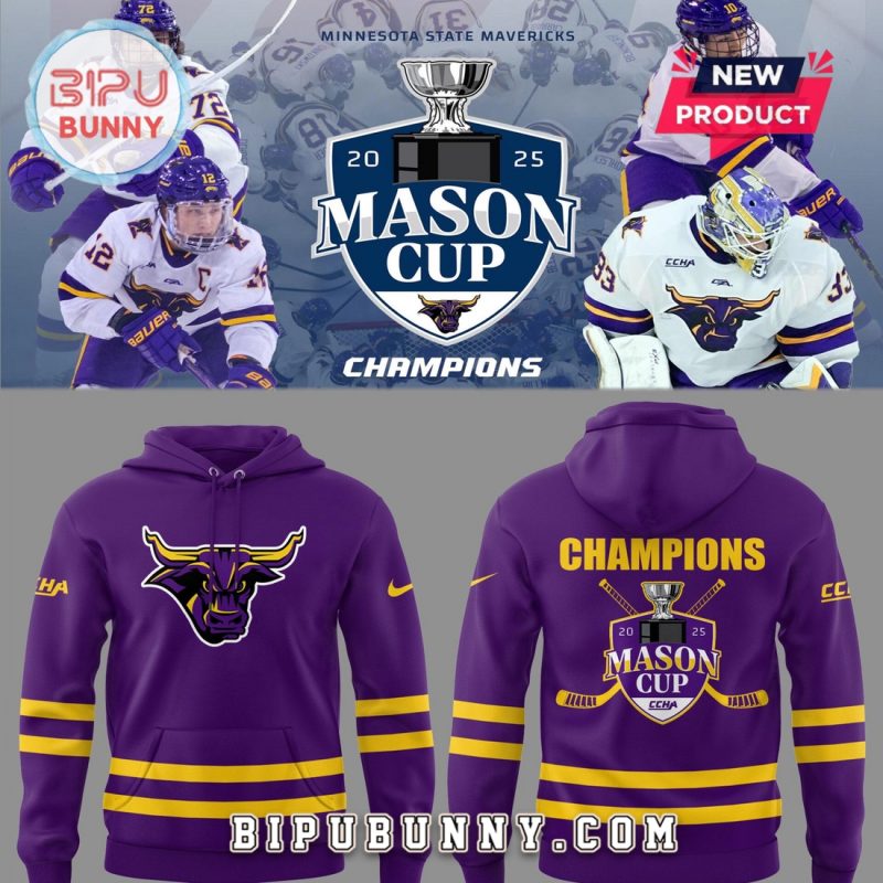 MSU Mavericks Mason Cup Champions 2025 Hoodie