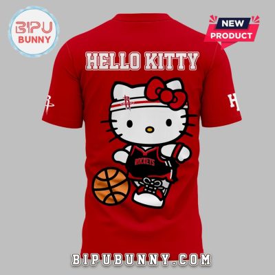 New Houston Rockets x Hello Kitty Red Hoodie