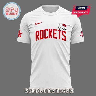 New Houston Rockets x Hello Kitty White Hoodie