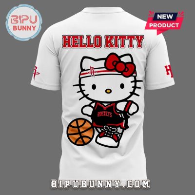 New Houston Rockets x Hello Kitty White Hoodie