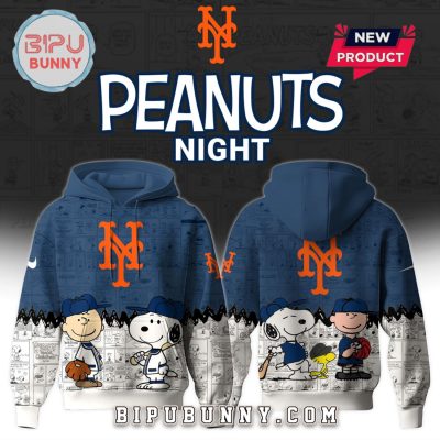 New York Mets 75th Anniversary Of Peanuts Hoodie Set