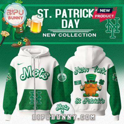 New York Mets MLB x St. Patrick’s Day 2025 Hoodie Set