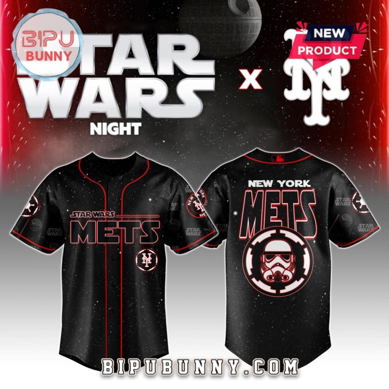 New York Mets MLB x Star Wars Night 2025 Baseball Jersey