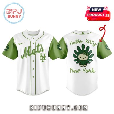 New York Mets x 32 Algae Hello Kitty Baseball Jersey