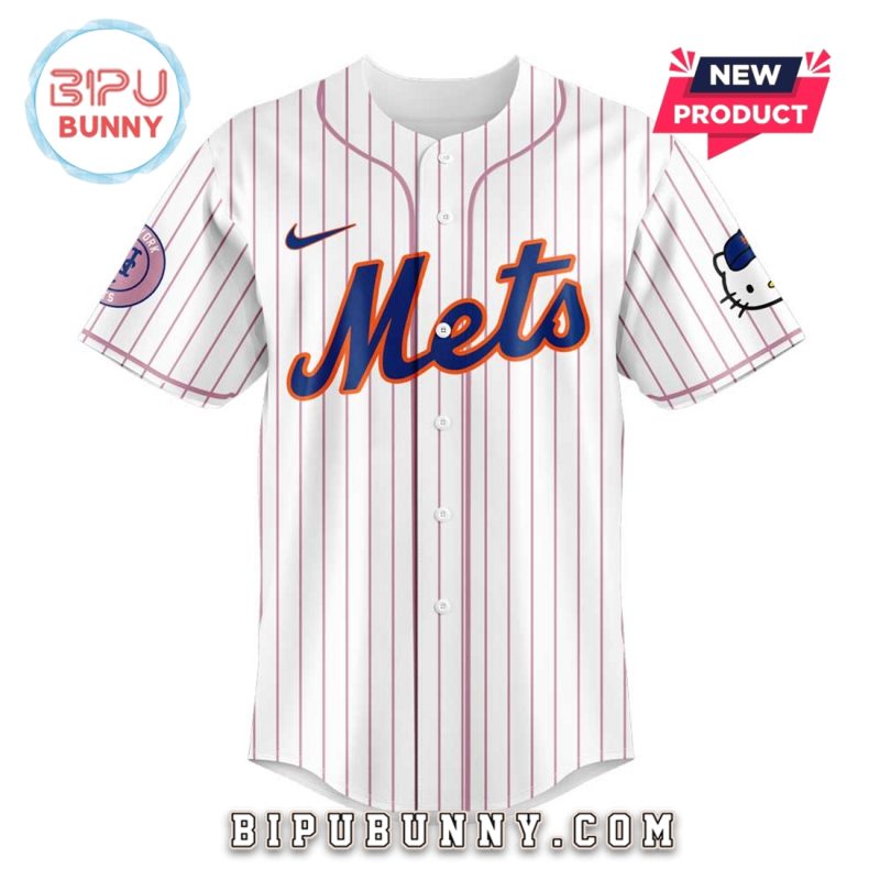 New York Mets x Hello Kitty Night Game Baseball Jersey