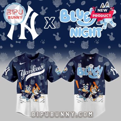 New York Yankees 2025 Bluey Night Baseball Jersey