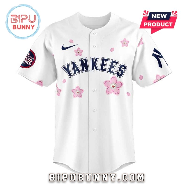 New York Yankees Takashi Murakami Tokyo Series Baseball Jersey