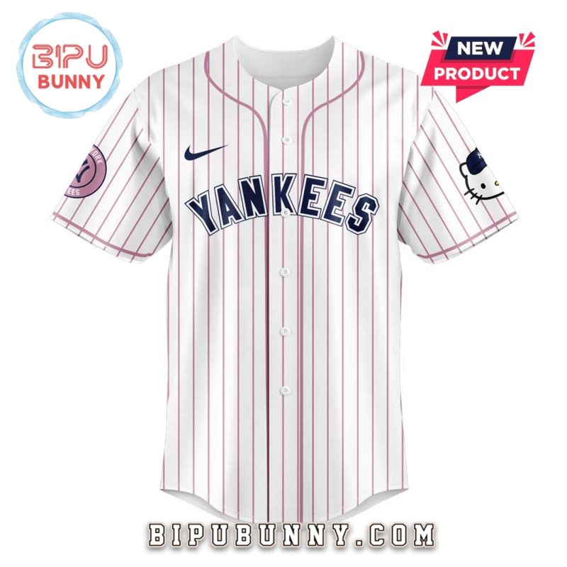 New York Yankees x Hello Kitty Night Game Baseball Jersey