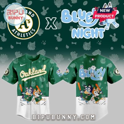 Oakland Athletics 2025 Bluey Night Baseball Jersey