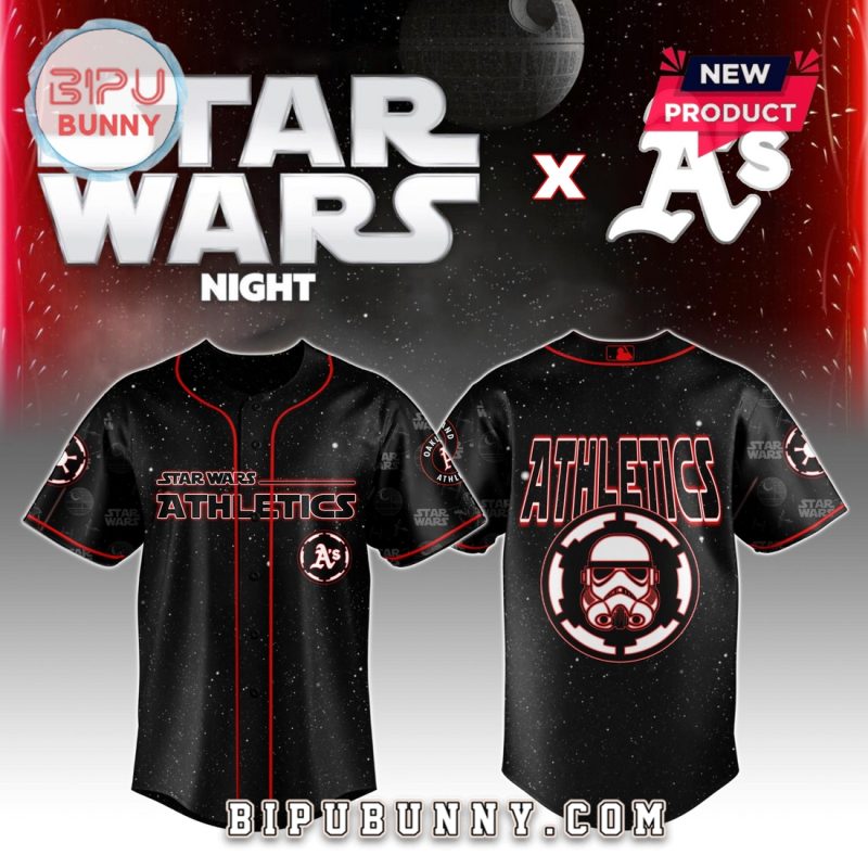 Oakland Athletics MLB x Star Wars Night 2025 Baseball Jersey