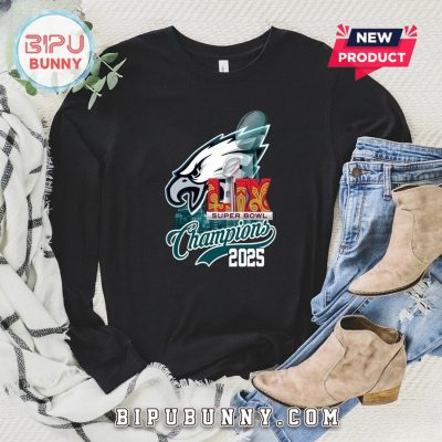 Philadelphia Eagles Super Bowl LIX Champions 2025 T-Shirt