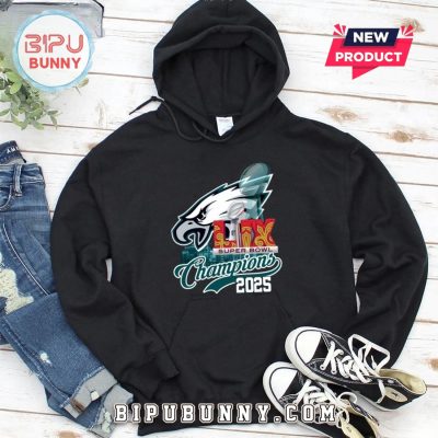 Philadelphia Eagles Super Bowl LIX Champions 2025 T-Shirt