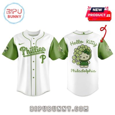 Philadelphia Phillies x 32 Algae Hello Kitty Baseball Jersey