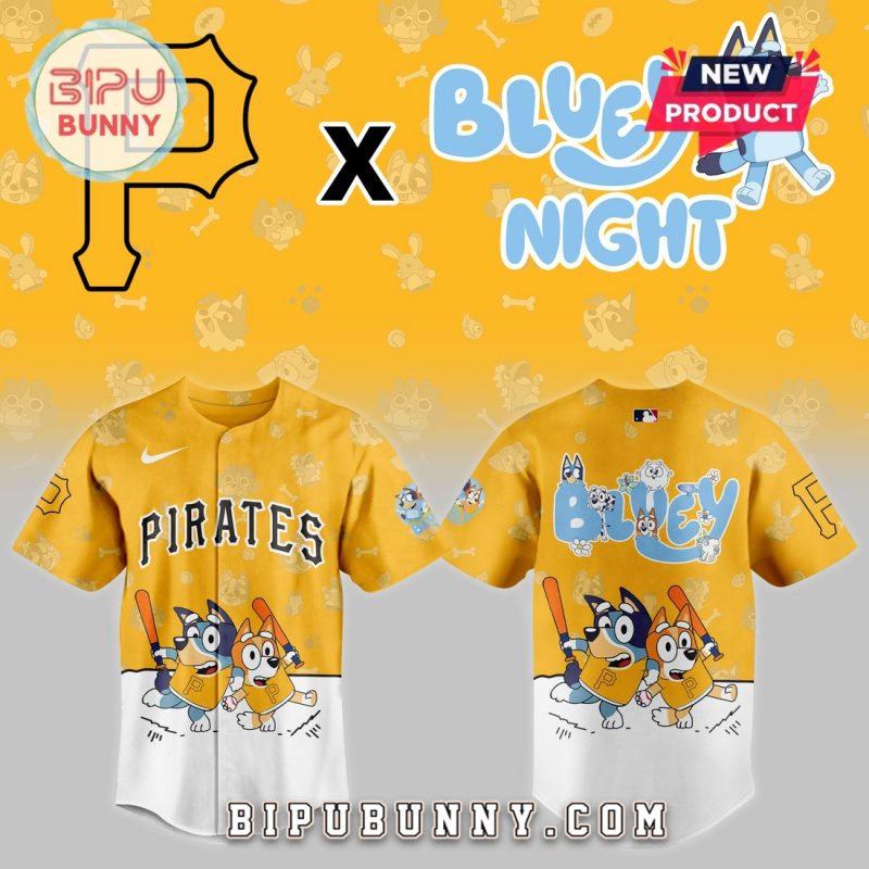 Pittsburgh Pirates 2025 Bluey Night Baseball Jersey