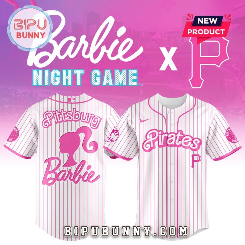 Pittsburgh Pirates MLB x Barbie Night Game Baseball Jersey