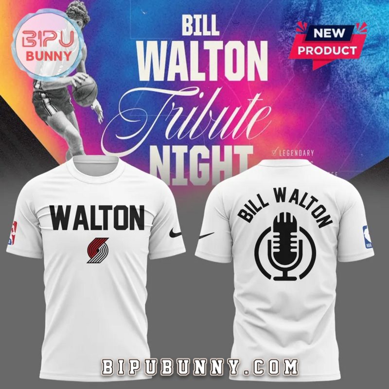 Portland Trail Blazers 2025 Bill Walton Tribute Hoodie