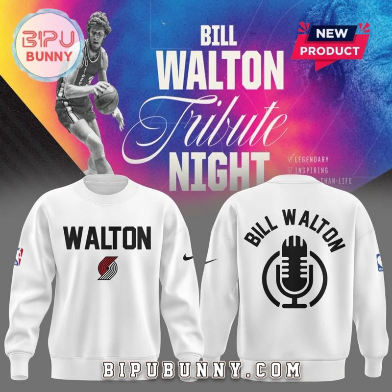 Portland Trail Blazers 2025 Bill Walton Tribute Hoodie
