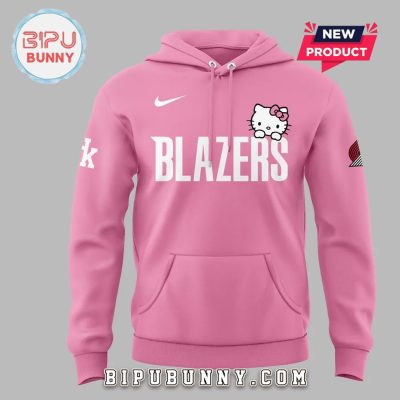 Portland Trail Blazers x Hello Kitty Pink Hoodie