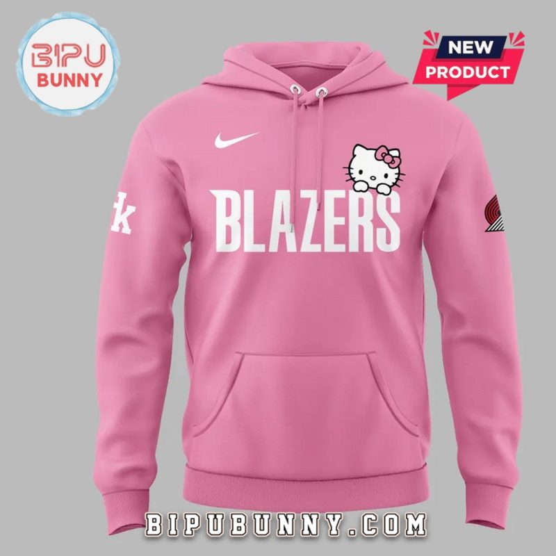 Portland Trail Blazers x Hello Kitty Pink Hoodie