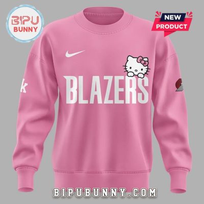 Portland Trail Blazers x Hello Kitty Pink Hoodie
