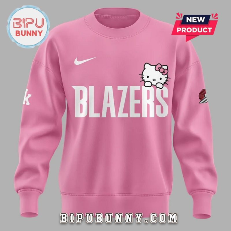 Portland Trail Blazers x Hello Kitty Pink Hoodie