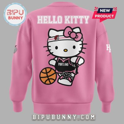 Portland Trail Blazers x Hello Kitty Pink Hoodie