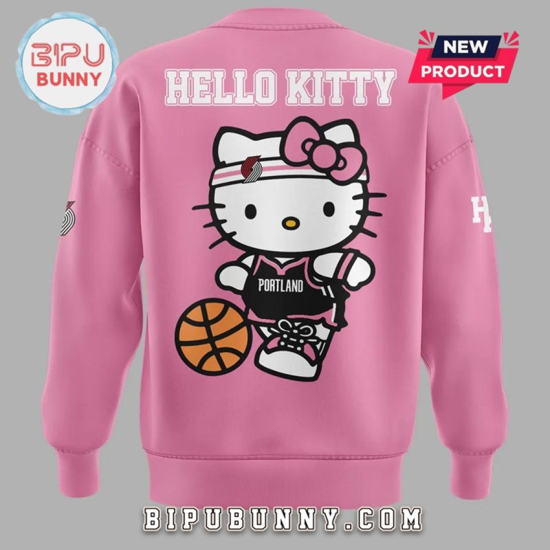 Portland Trail Blazers x Hello Kitty Pink Hoodie