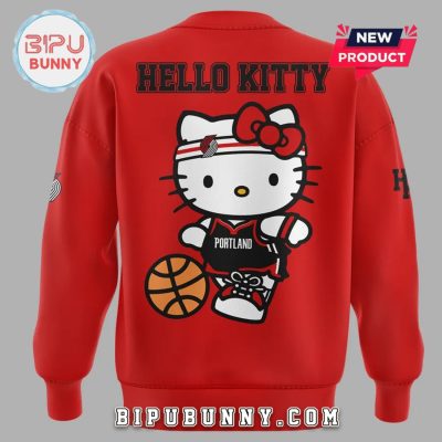 Portland Trail Blazers x Hello Kitty Red Hoodie