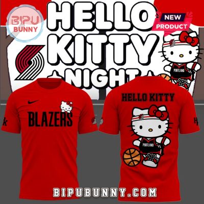 Portland Trail Blazers x Hello Kitty Red Hoodie