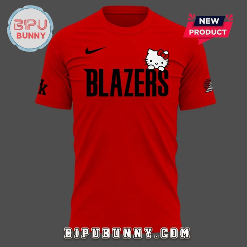 Portland Trail Blazers x Hello Kitty Red Hoodie