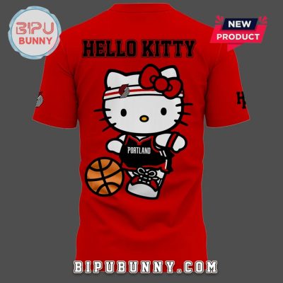 Portland Trail Blazers x Hello Kitty Red Hoodie