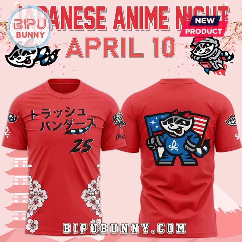Rocket City Trash Pandas 2025 Japanese Anime Night Hoodie