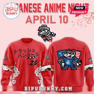 Rocket City Trash Pandas 2025 Japanese Anime Night Hoodie
