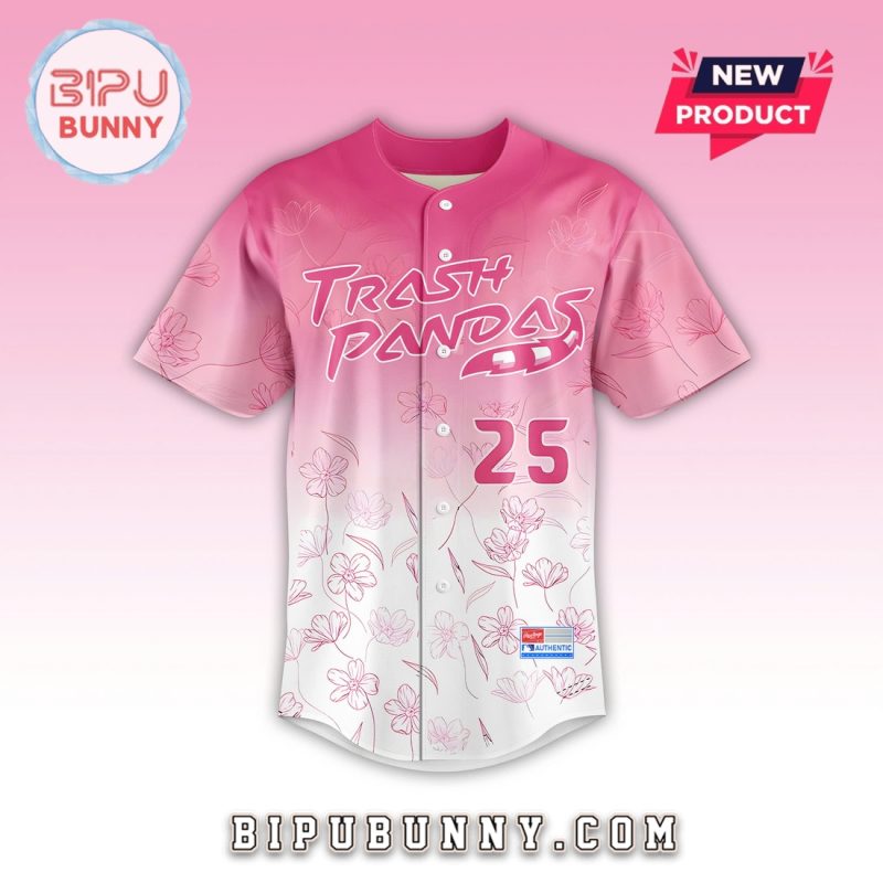 Rocket City Trash Pandas 2025 Morther’s Day Baseball Jersey