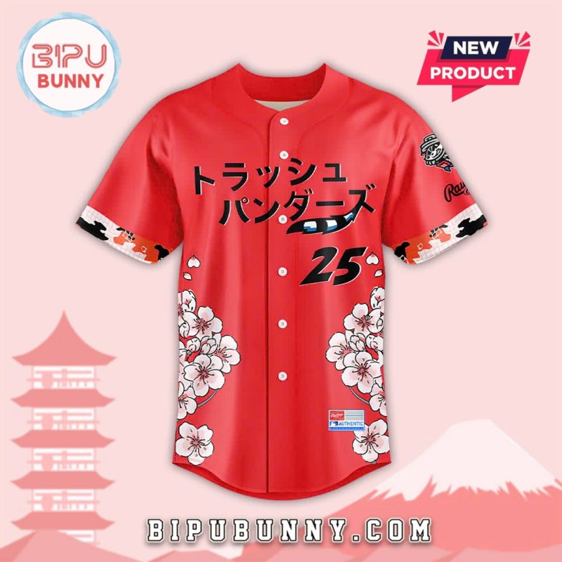 Rocket City Trash Pandas x Japanese Anime Night Baseball Jersey