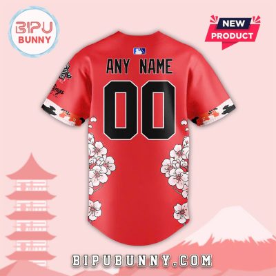 Rocket City Trash Pandas x Japanese Anime Night Baseball Jersey