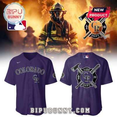 Rockies Baseball x Firefighter Appreciation Night Baseball Jersey