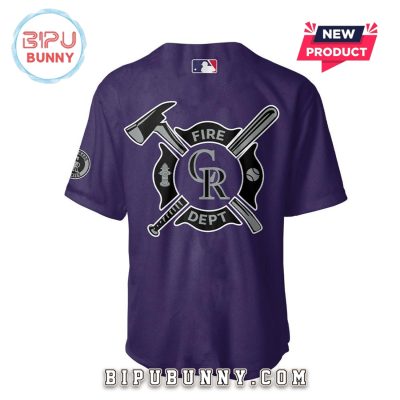 Rockies Baseball x Firefighter Appreciation Night Baseball Jersey