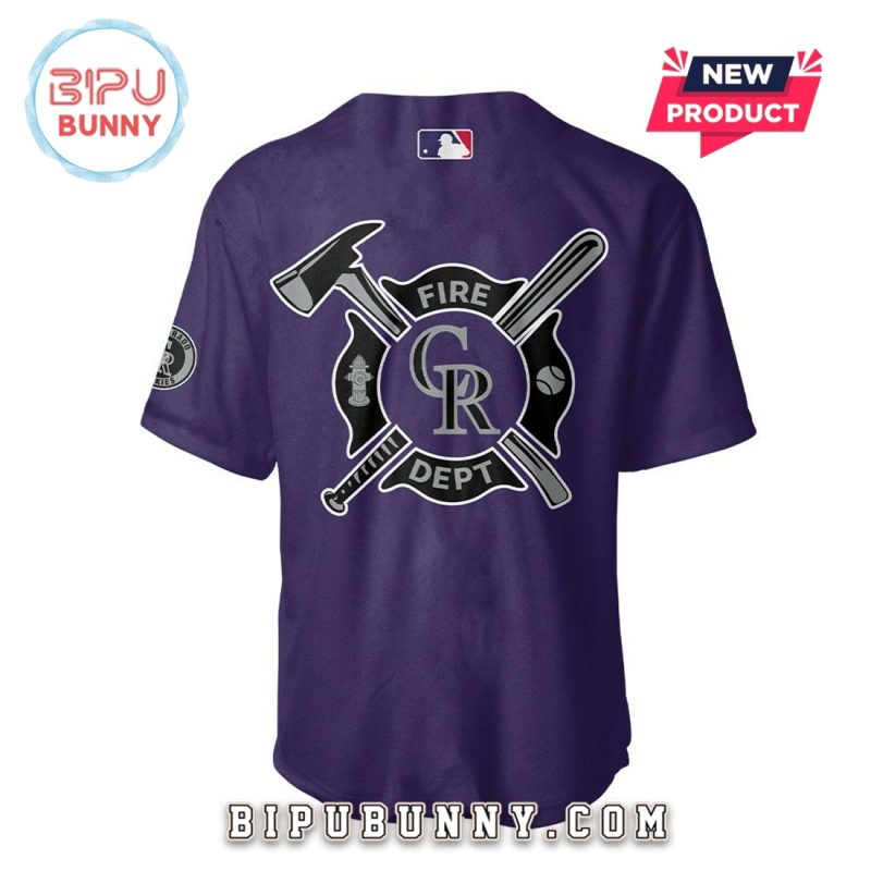 Rockies Baseball x Firefighter Appreciation Night Baseball Jersey