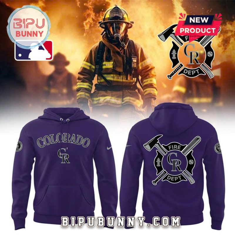 Rockies Baseball x Firefighter Appreciation Night Hoodie And Pants