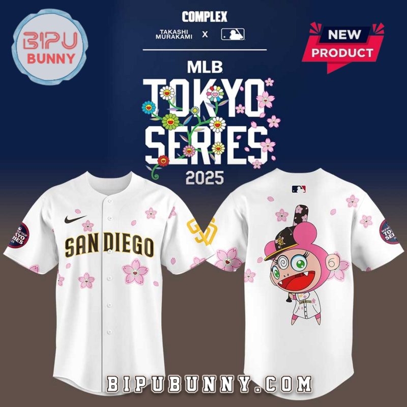 San Diego Padres 2025 MLB Tokyo Series Baseball Jersey