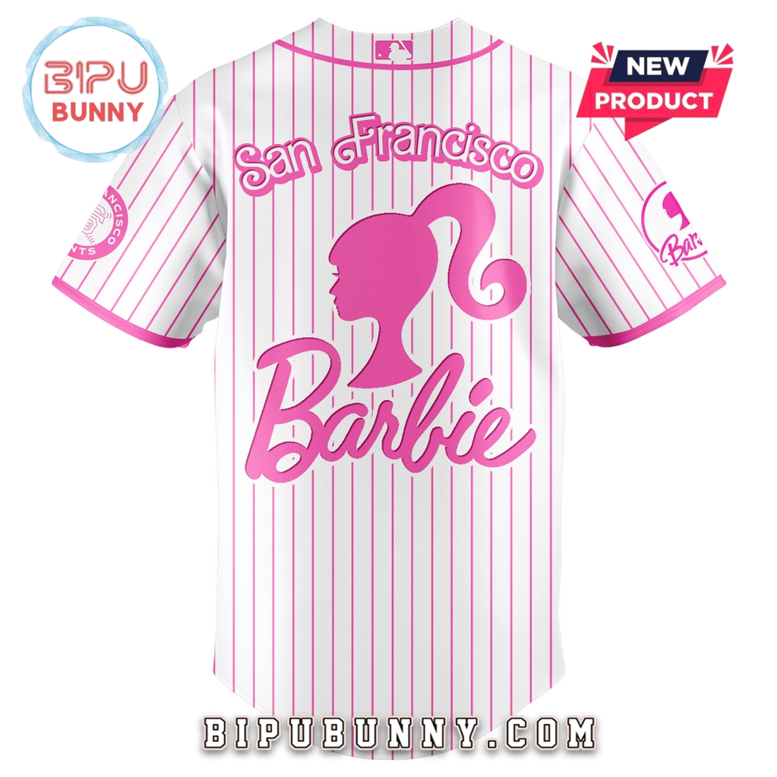 San Francisco Giants MLB x Barbie Night Game Baseball Jersey San Francisco Giants MLB x Barbie Night Game Baseball Jersey