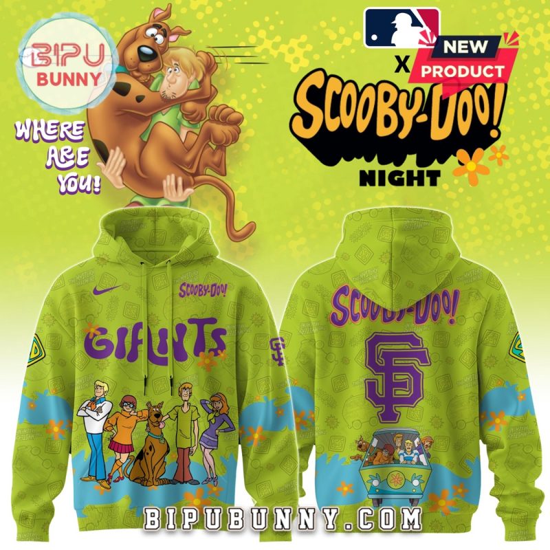 San Francisco Giants MLB x Scooby Doo Hoodie And Pants