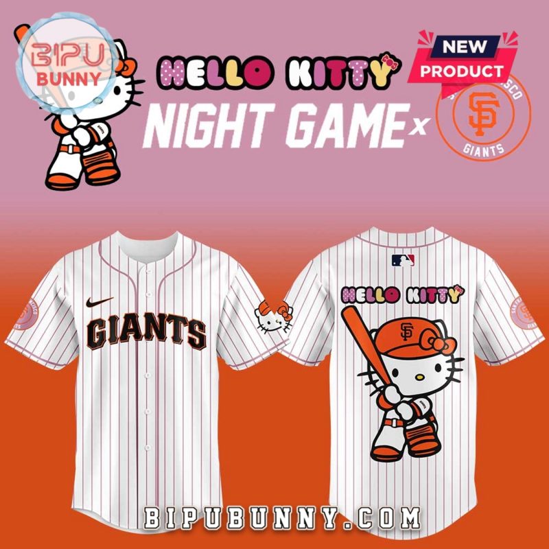 San Francisco Giants x Hello Kitty Night Game Baseball Jersey